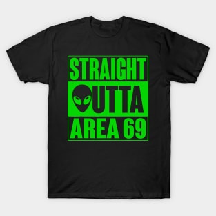 straight outta area 69 T-Shirt